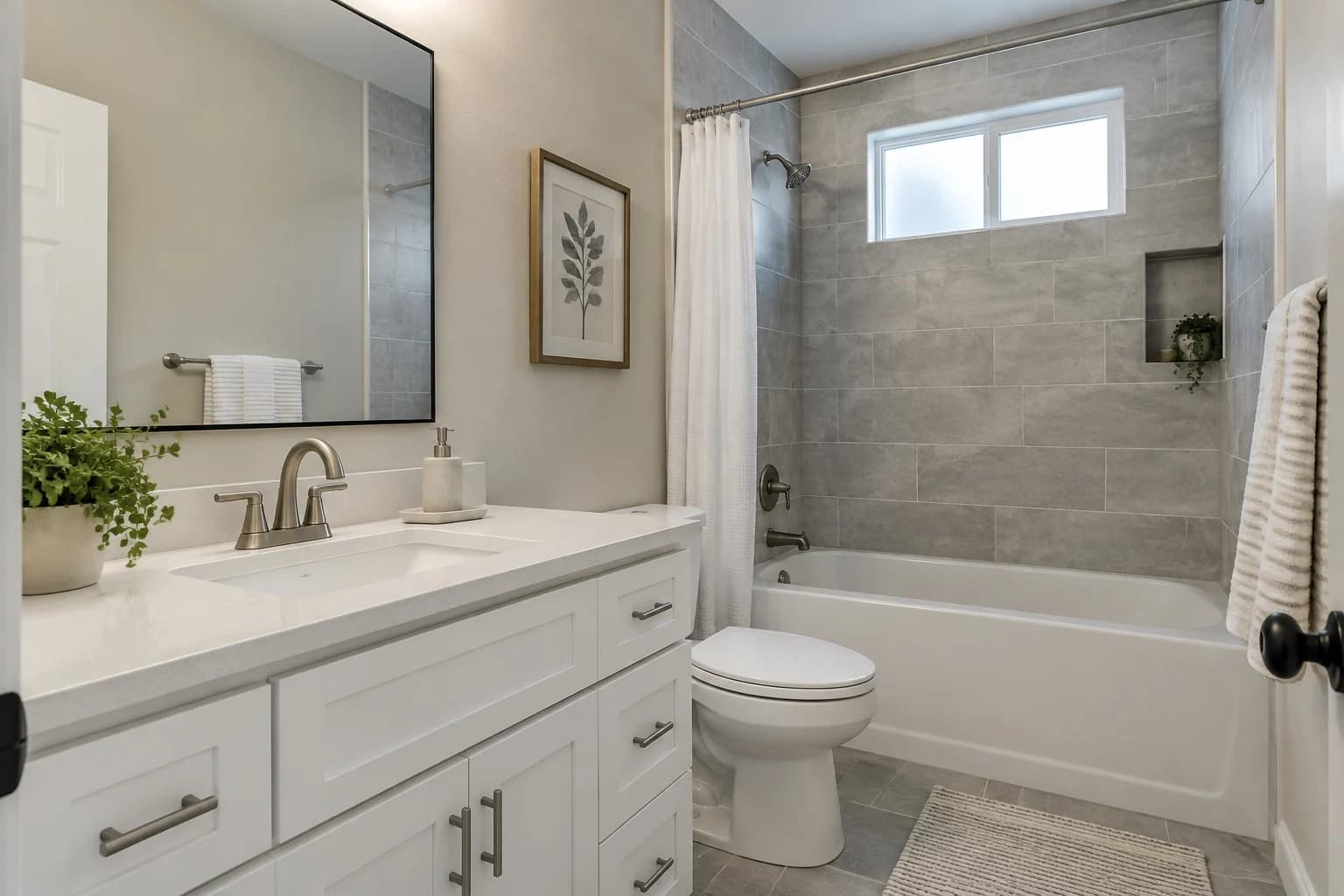 Clean updated bathroom in Denver