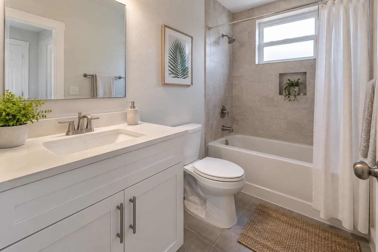 Clean updated bathroom in Miami