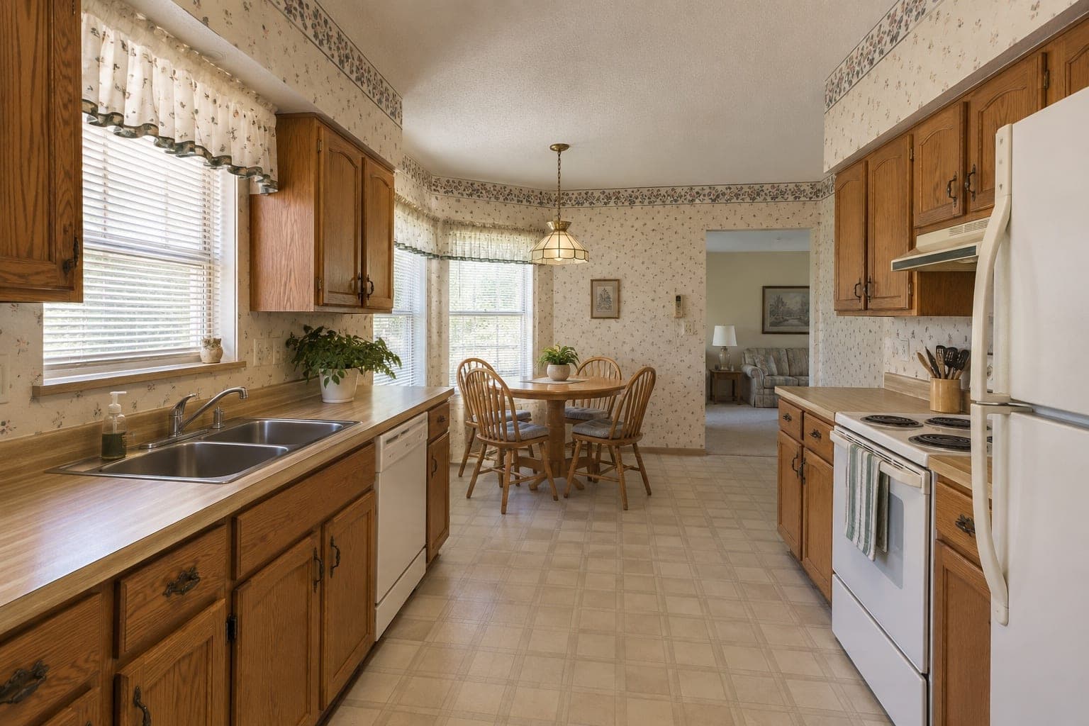Out-of-date kitchen in a home in Tampa
